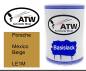 Preview: Porsche, Mexico Beige, LE1M: 500ml Lackdose, von ATW Autoteile West.